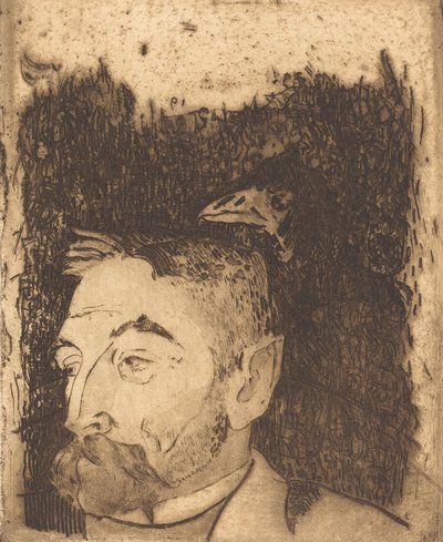 ステファン・マラルメ、1891年。 作： Paul Gauguin