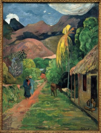 山への道 作： Paul Gauguin