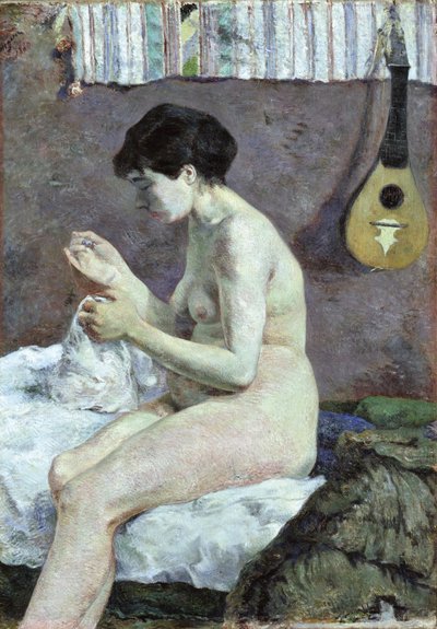 ヌードスザンヌ縫製の研究。 作： Paul Gauguin