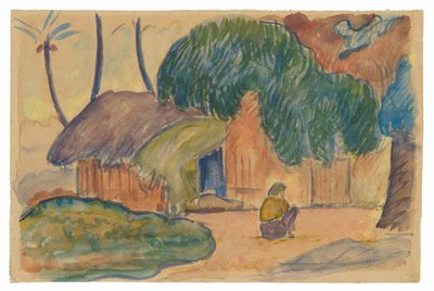 タヒチアン ハット 作： Paul Gauguin