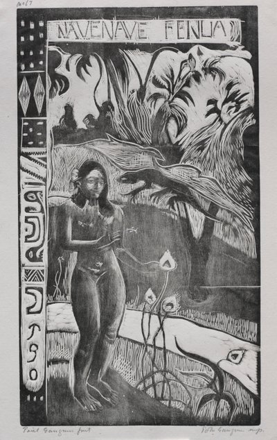 タヒチシリーズ: 喜びの国 作： Paul Gauguin