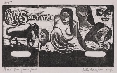 タヒチアンシリーズ：スマイル。 作： Paul Gauguin