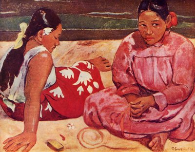 タヒチの女性、1936 作： Paul Gauguin