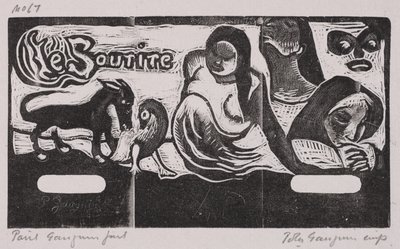 タヒチアンとノアノアシリーズ 作： Paul Gauguin
