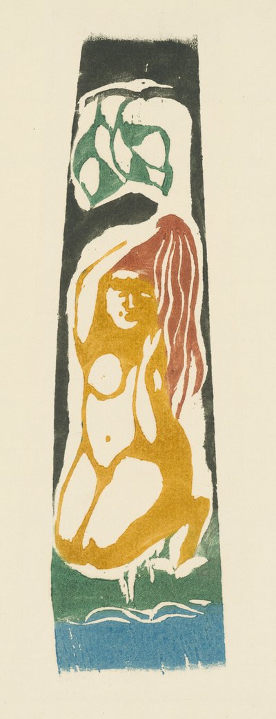 タヒチの女性、1900年頃 作： Paul Gauguin