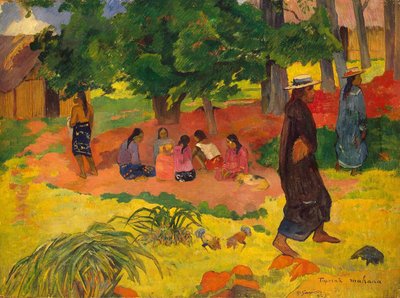 タペラア・マハナ 作： Paul Gauguin