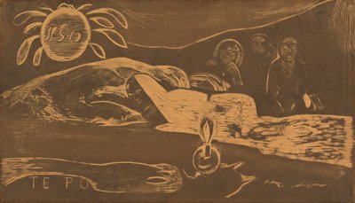Te Po The Long Night、18941895。 作： Paul Gauguin