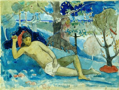 テ・アリー・ヴァヒネ（美の女王または高貴な女王） 作： Paul Gauguin