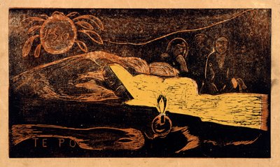 あなたがいます。シリーズNoa Noa、1893-1894からのLa grande nuit 作： Paul Gauguin