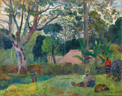 大きな木、1891年。 作： Paul Gauguin