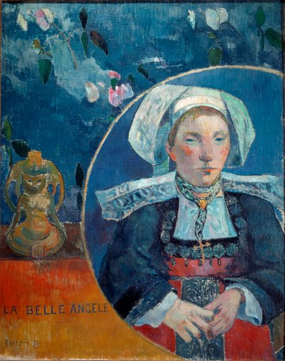 美しきアンジェール（油彩・キャンバス 作： Paul Gauguin