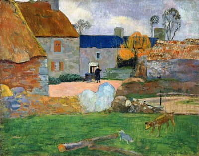 ブルールーフまたはプルドゥファーム、1890 作： Paul Gauguin