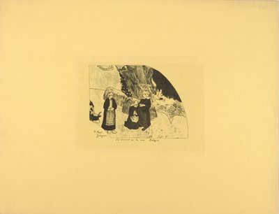 Meren draamat - Bretagne 作： Paul Gauguin