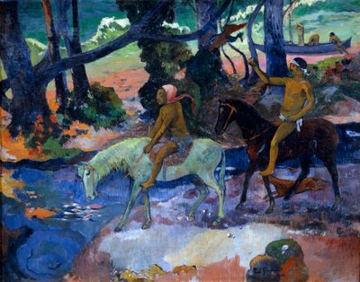 フォードザフライト、1901年。 作： Paul Gauguin