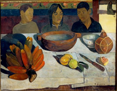 食事やバナナのこと 作： Paul Gauguin