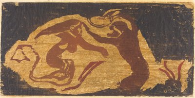 人魚と猿 作： Paul Gauguin