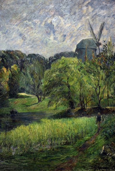 クイーンズミル、オスターヴォルドパーク、1885 作： Paul Gauguin