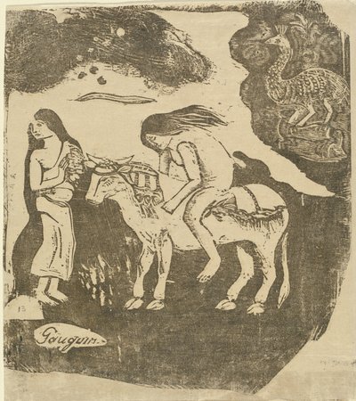 1895年以降のヨーロッパのレイプ。 作： Paul Gauguin