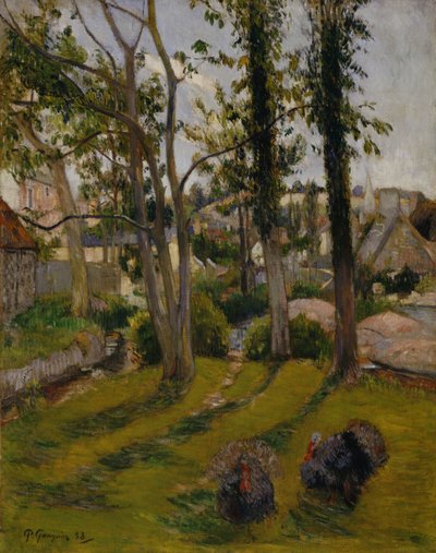 七面鳥 作： Paul Gauguin