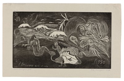 ノア・ノア組曲より『宇宙は創造される 作： Paul Gauguin