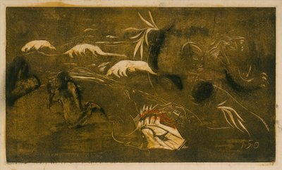 宇宙が創造される、1893-94。、1893-94。 作： Paul Gauguin