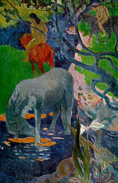 ホワイトホース、1898年1939年。 作： Paul Gauguin