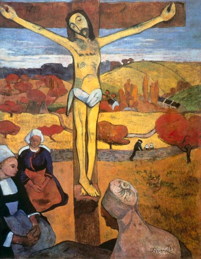 黄色いキリスト 作： Paul Gauguin