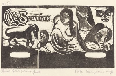 「The Smile」のタイトルページ 作： Paul Gauguin