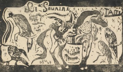 1895年以降のLe Sourire Title of the Smileのタイトルページ。 作： Paul Gauguin