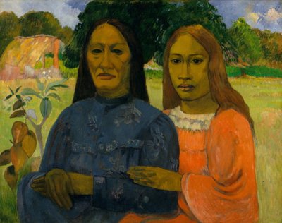 二人の女性 作： Paul Gauguin