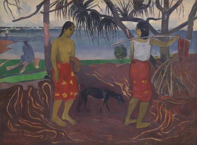 パンダナスの下で 作： Paul Gauguin