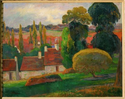 ブルターニュの農場 作： Paul Gauguin