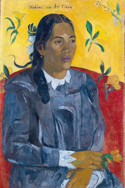 Vahine No Te Tiare (Woman with a Flower) 作： Paul Gauguin