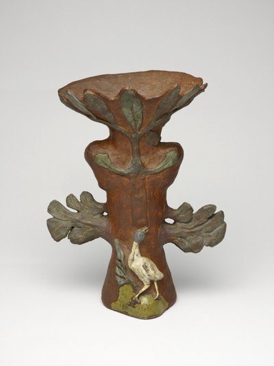 エキゾチックな植物の形をした花瓶、1886-87 作： Paul Gauguin