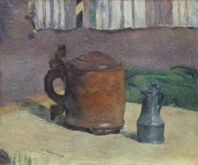 ウッドタンカードとメタルピッチャー 作： Paul Gauguin