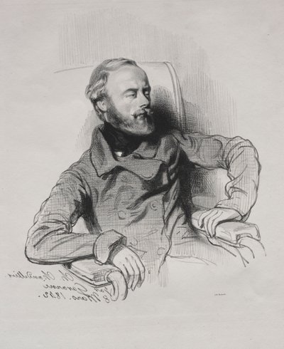 Ch。シャンデリエ、1842年。 作： Paul Gavarni