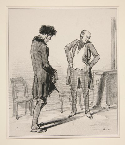 おや！お金が足りない！それを誰に言うのですか？なんてことだ！... 作： Paul Gavarni