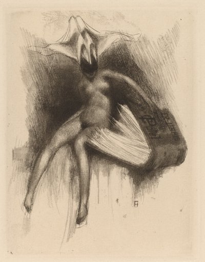Ex Libris C. パテル 作： Paul Gavarni