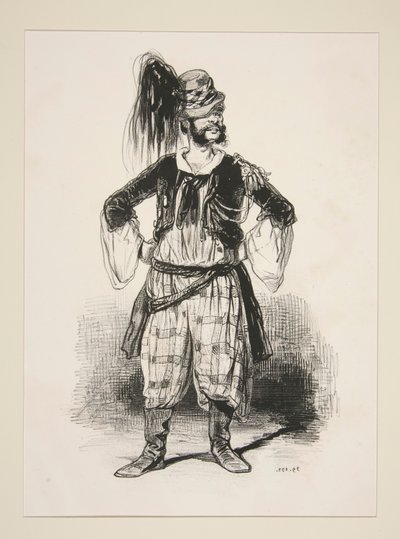 外国の将軍。 作： Paul Gavarni