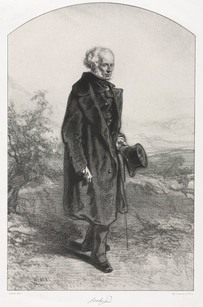 Jean Baptiste Isabey、1854-1856。 作： Paul Gavarni