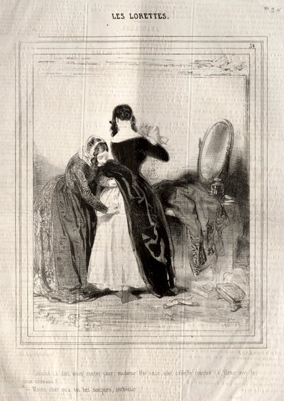 レロレット、1842年。 作： Paul Gavarni