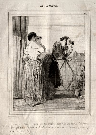 レロレット、1842年。 作： Paul Gavarni