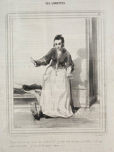 レロレット、1842年。 作： Paul Gavarni