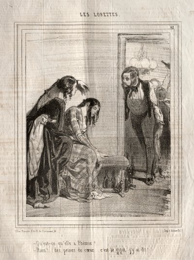 レロレット、1842年。 作： Paul Gavarni