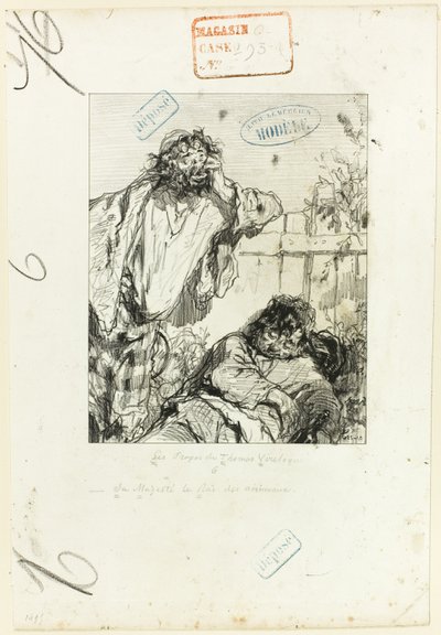 Les Propos de Thomas Vireloque: 百獣の王陛下 作： Paul Gavarni