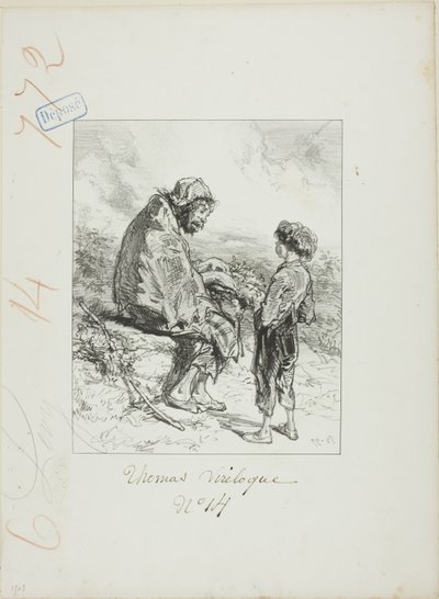Les Propos de Thomas Vireloque: 何も教えられていない?-まだ愚かである 作： Paul Gavarni