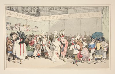 マスカレード。 1828 年、1829 年、1830 年のガヴァルニ パリの変装 (soc)。 作： Paul Gavarni