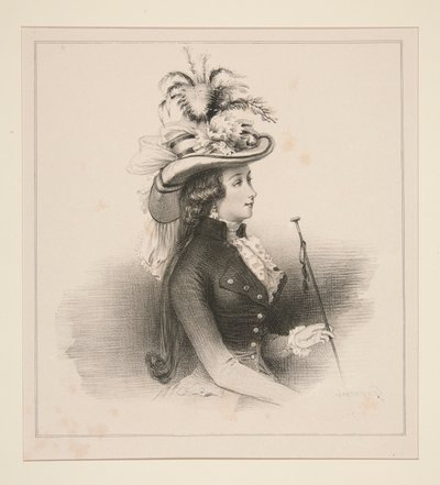 1787年のパリモード 作： Paul Gavarni