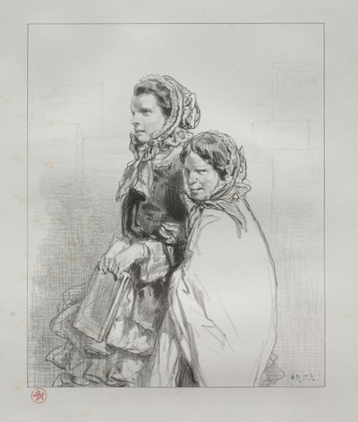 Par-ci、par-lá：私の娘が歌った、1854-1856。 作： Paul Gavarni
