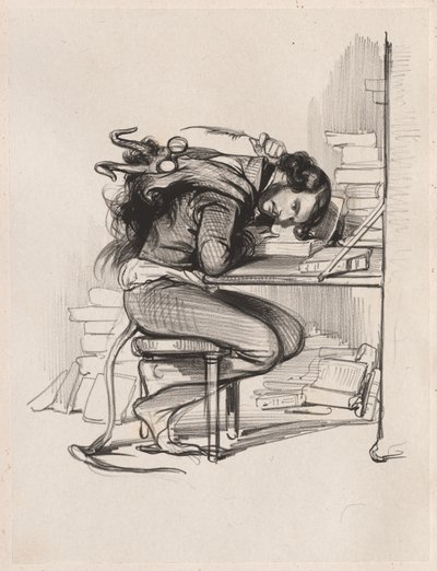 エミールフォルグオールドニックc。 1835-1840。 作： Paul Gavarni